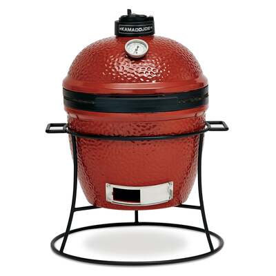 Kamado Joe Joe Junior Red Ceramic Charcoal BBQ Grill