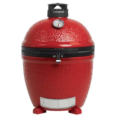 Kamado Joe Classic II Stand Alone Red Ceramic Charcoal BBQ Grill