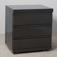 Draco Grills Outdoor Kitchen Black Stainless Steel Large 3 Drawer Cabinet with Granite Top, Mid May 2025