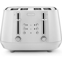 Delonghi Eclettica 4 Slot Toaster Whimsical White - White