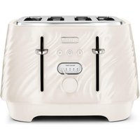 Delonghi Ballerina Seta 4 Slot Toaster Silk Beige