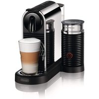 Delonghi Nespreso Citiz Platinum Coffee Machine with Aeroccino Milk Frother Platinum Edition - Metal