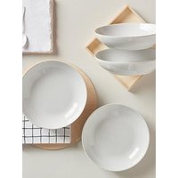 Denby Elements 4-Piece Pasta Bowl Set In Stone White
