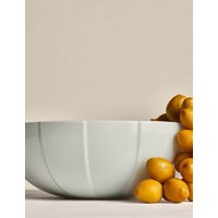 M&S X Kelly Hoppen Textured Serve Bowl Taupe