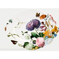 M&S X National Gallery Floral Porcelain Platter Multi