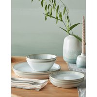 Denby 12 Piece Kiln Green Dinner Set Green