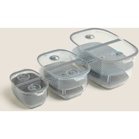 M&S Set of 3 Nesting Fridge Storage Containers Multi
