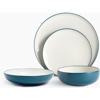 M&S 16 Piece Tribeca Dinner Set Teal
