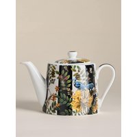 M&S Striped Floral Teapot Multi