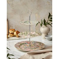 Morris & Co Patterned Round Cake Stand Multi