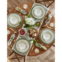 Morris & Co 12 Piece Patterned Dinner Set Multi