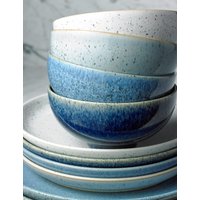 Denby Set of 4 Studio Blue Cereal Bowls Blue Mix