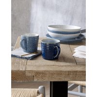 Denby Set of 4 Studio Blue Pasta Bowls Blue Mix