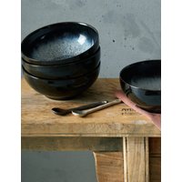Denby Set of 4 Halo Cereal Bowls Dark Blue
