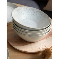 Denby Set of 4 Kiln Cereal Bowls Natural Mix