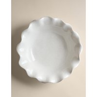 M&S Ruffle Serving Bowl Cream