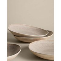 M&S Set of 4 Argo Pasta Bowls Taupe