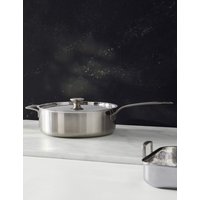 M&S X Tom Kerridge Stainless Steel All Purpose Saucepan Silver
