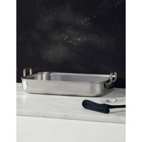 M&S X Tom Kerridge Stainless Steel Roasting Tray Silver