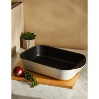 M&S chef Cast Aluminium Roaster Ivory