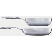 Circulon S Series Stainless Steel Frying Pan Set Silver