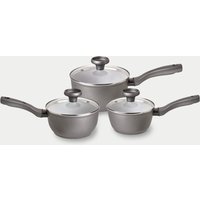 Prestige Earth Pan Non Stick Saucepan Set of 3 Grey