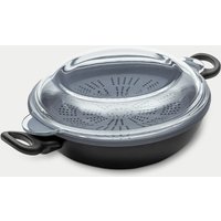 Prestige Nadiya 26cm 4 in 1 Non Stick Wok with Lid Black