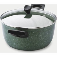 Prestige 24cm Non Stick Induction Stock Pot Dark Green