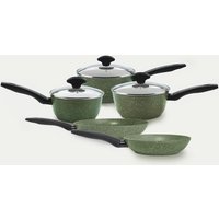 Prestige 5 Piece Induction Non Stick Pan Set Dark Green
