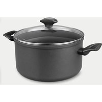 Prestige 9 x Tougher 24cm Induction Stock Pot with Lid Black