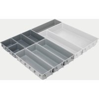 Joseph Joseph 10 Piece Drawer Organiser Set Light Stone