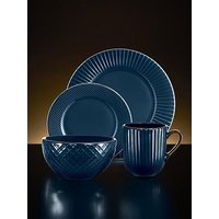 Tower Empire 16-Piece Dinner Set In Blue