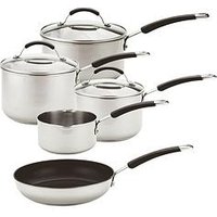 Meyer Induction 5-Piece Stainless Steel Pan Set