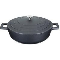 Masterclass Cast Aluminium 28 Cm Shallow Casserole Dish With Lid