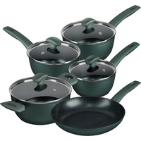 Prestige:Earth Friendly: Non-Stick Induction Frying pan, Saucepan & Stockpot Set - 5 Pieces