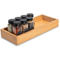 Wooden Spice Rack for Kitchen 36 x 15 x 5 cm