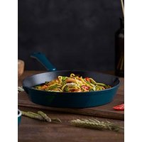 Barbary & Oak Nattura 26Cm Cast Iron Round Pan With Dual Side Spouts, Agave