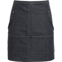 Premier Jeans Stitch Denim Waist Apron (Pack of 2) (Black Denim) - One Size