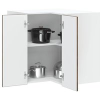 Vidaxl - Kitchen Wall Corner Cabinet Lucca Smoked Oak Engineered Wood