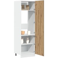 Vidaxl - Refrigerator Cabinet Lyon Artisan Oak 60x57x207 cm Engineered Wood