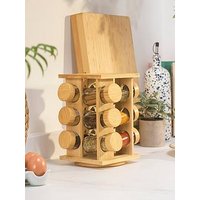 Salter Bamboo 12 Jar Spice Rack