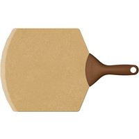 Epicurean 21" x 14" Natural Pizza Peel with Brown Handle