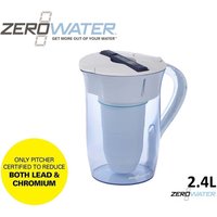 ZeroWater 10 Cup Round Pitcher Grey and Blue