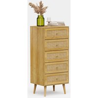 Sienna Rattan Tall Chest of Drawers