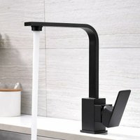 Volavo - Kitchen mixer tap sink faucet 360° rotatable sink faucet Sink faucet black