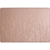Premier Housewares - Placemats And Coaster Rectangle Champagne Sets 4 Leather Table Mats And Coasters Set Contemporary Wooden Coasters Durable