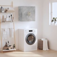 Wall Cabinet Concrete Grey 60x31x60 cm Engineered Wood Vidaxl