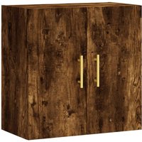 Wall Cabinet Smoked Oak 60x31x60 cm Engineered Wood Vidaxl