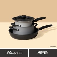 Prestige:Disney 100 Anniversary Steamboat Willie Stackable Non-Stick Pan Set - 4 Pieces