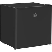 HOMCOM 46L Table Top Fridge, Counter Top Fridge with Chiller Box, Adjustable Temperature, Reversible Door, Mini Fridge Aosom UK